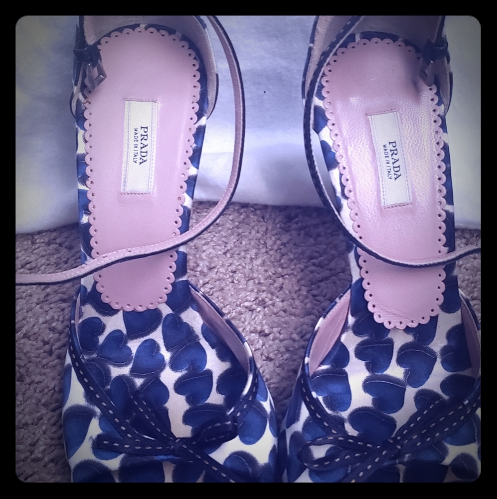 Genuine Authentic women's Prada sandals.